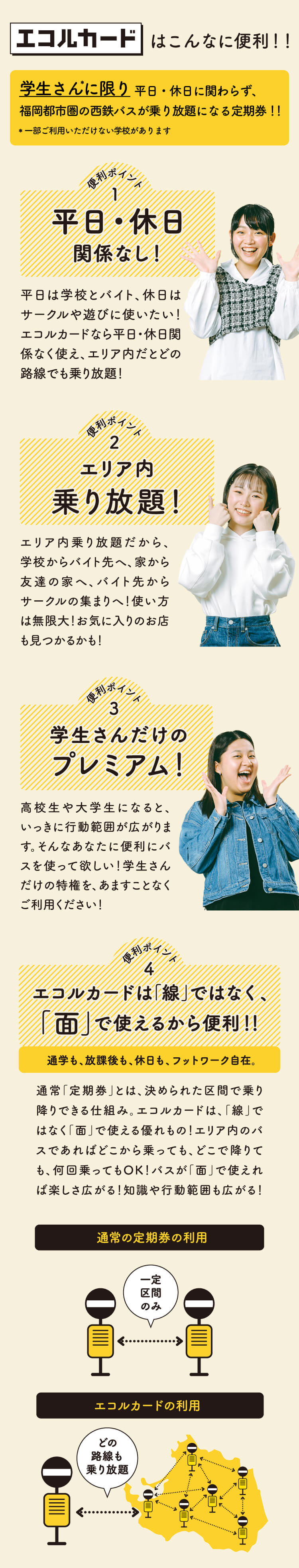 エコルカードはこんなに便利！！